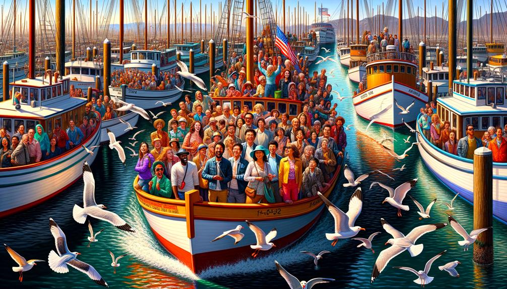 exploring fisherman s wharf by boat