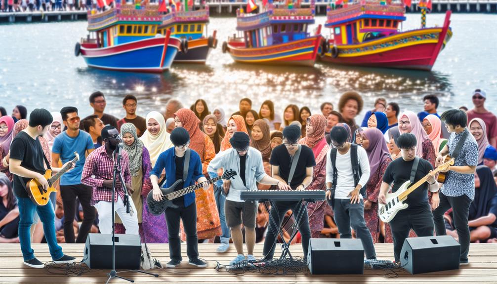 live music near water