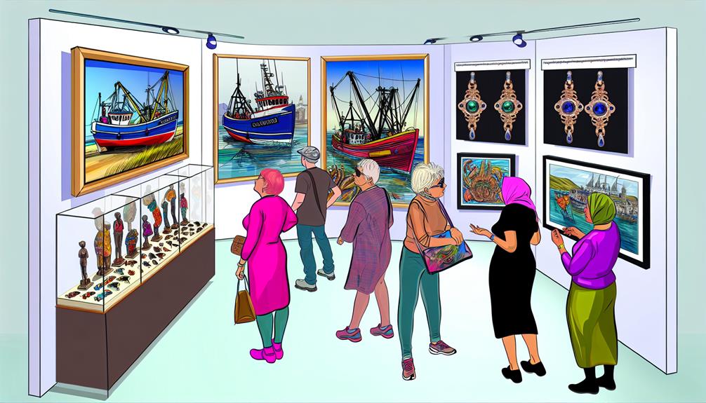 wharf inspired art in galleries