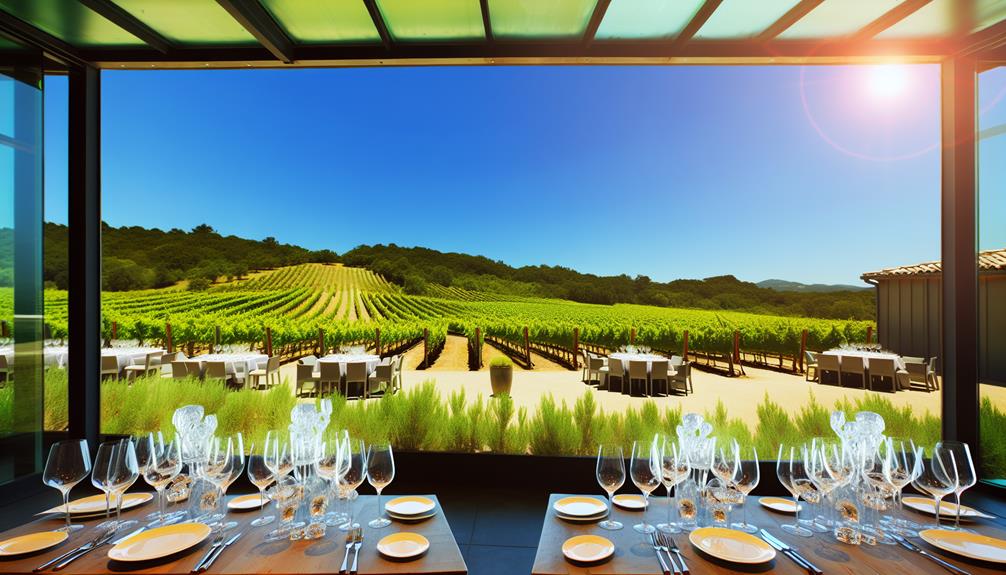 vineyard restaurant with accolades